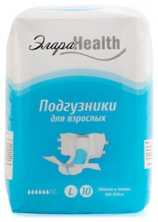 Подгузники для взрослых, ЭлараХелс р. L №10