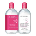 Мицеллярная вода, Bioderma (Биодерма) 500 мл 2 шт Сенсибио Н2О (мицеллярный раствор)